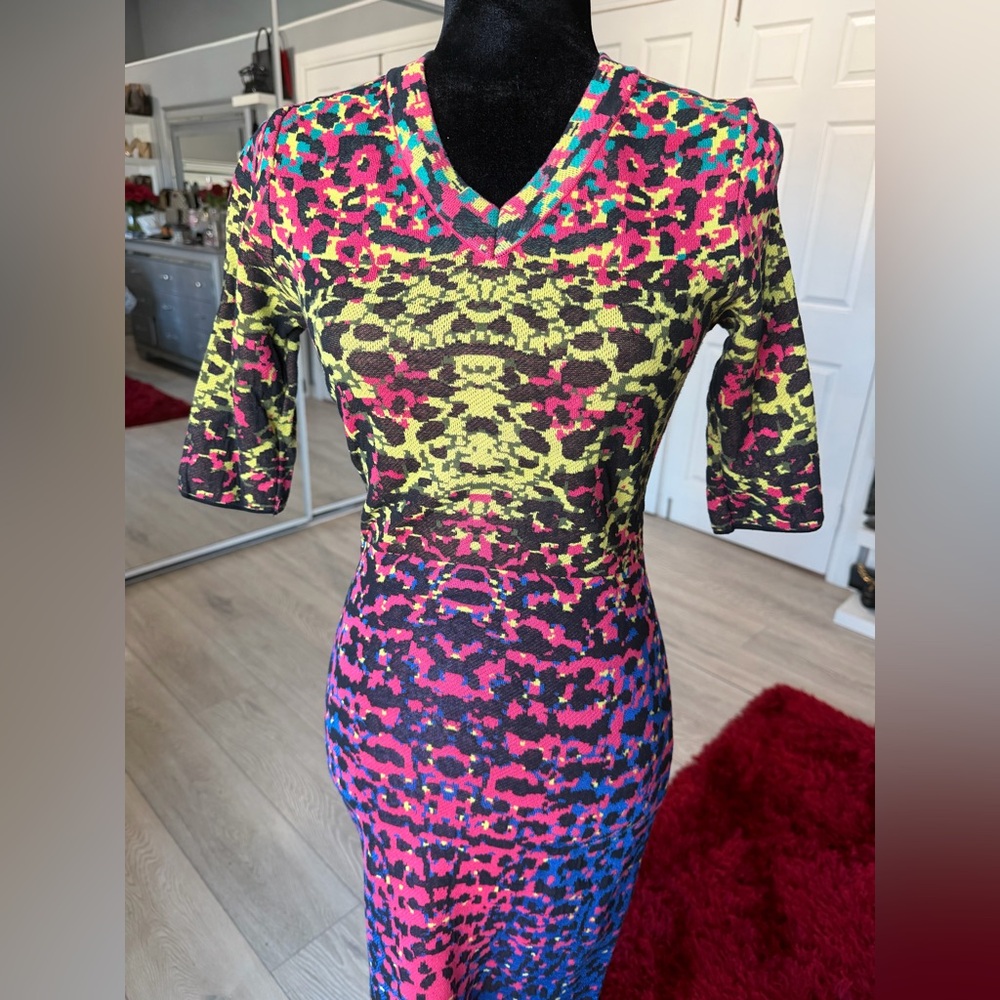 Missoni Vibrant Patterned Midi Dress